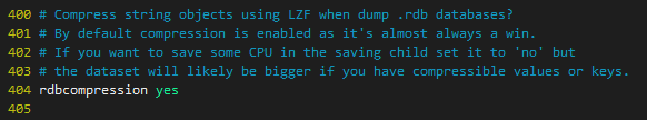 rdbcompression配置